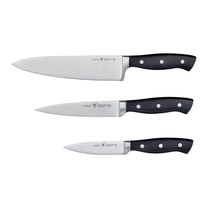 Henckels Fine Edge Forged II 3 Piece, Knife set, black