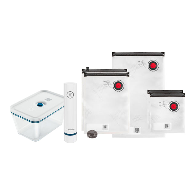 ZWILLING Fresh & Save glass Vacuum starter set, 7 Piece