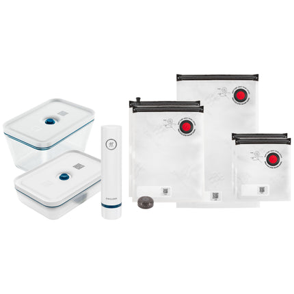 ZWILLING Fresh & Save glass Vacuum starter set, 8 Piece