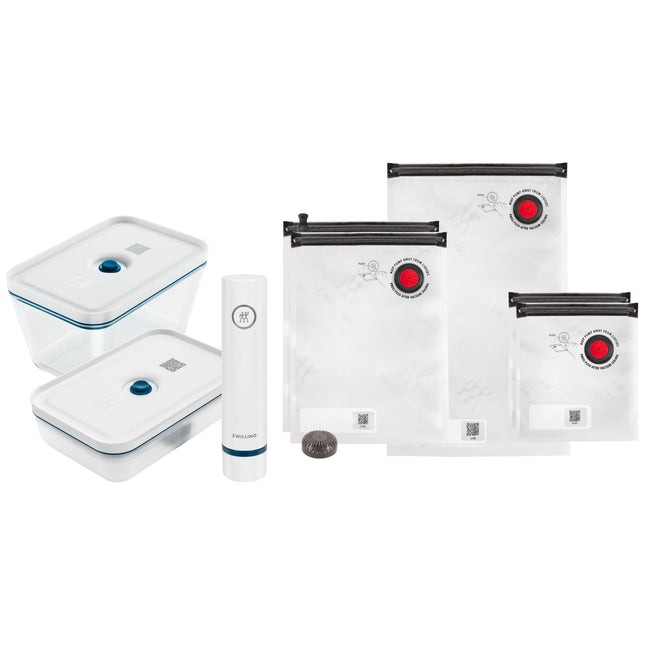 ZWILLING Fresh & Save glass Vacuum starter set, 8 Piece