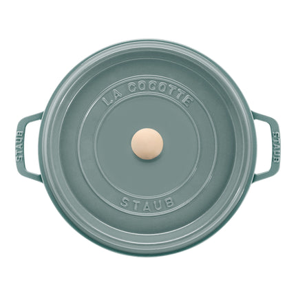 Staub La Cocotte 5.25 l cast iron round Cocotte, eucalyptus - Visual Imperfections