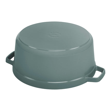 Staub La Cocotte 5.25 l cast iron round Cocotte, eucalyptus - Visual Imperfections