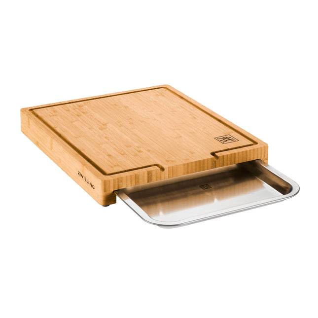 ZWILLING BBQ+ Cutting board with tray 39 cm x 30 cm bamboo
