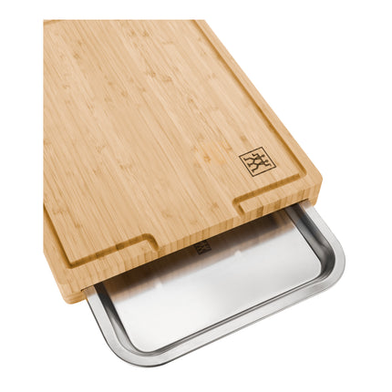 ZWILLING BBQ+ Cutting board with tray 39 cm x 30 cm bamboo