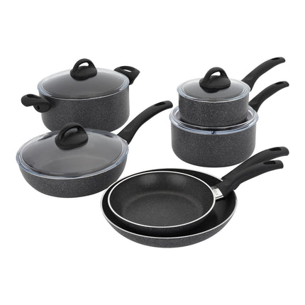 Henckels EverLift 10 Piece aluminum Cookware Set - Granite