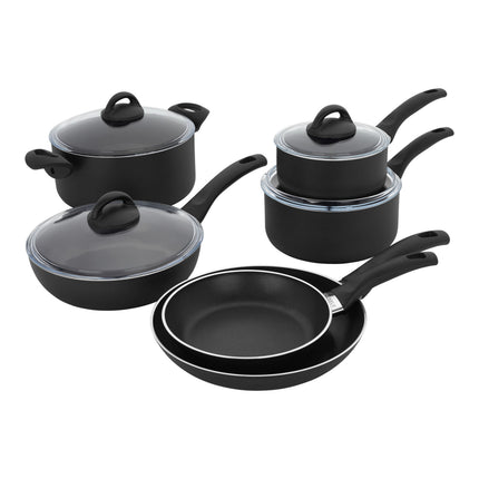 Henckels EverLift 10 Piece aluminum Cookware Set - Granite