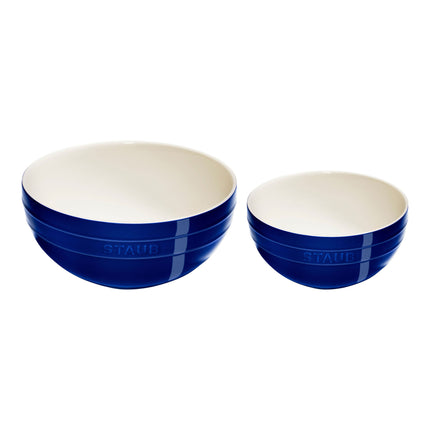 Staub Ceramique 2 Piece ceramic Large Mixing Bowl Set