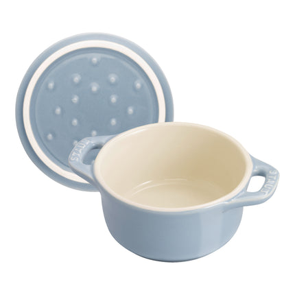 Staub Ceramique 6 Piece ceramic Cocotte set macaron, mixed Colours