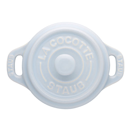 Staub Ceramique 6 Piece ceramic Cocotte set macaron, mixed Colours