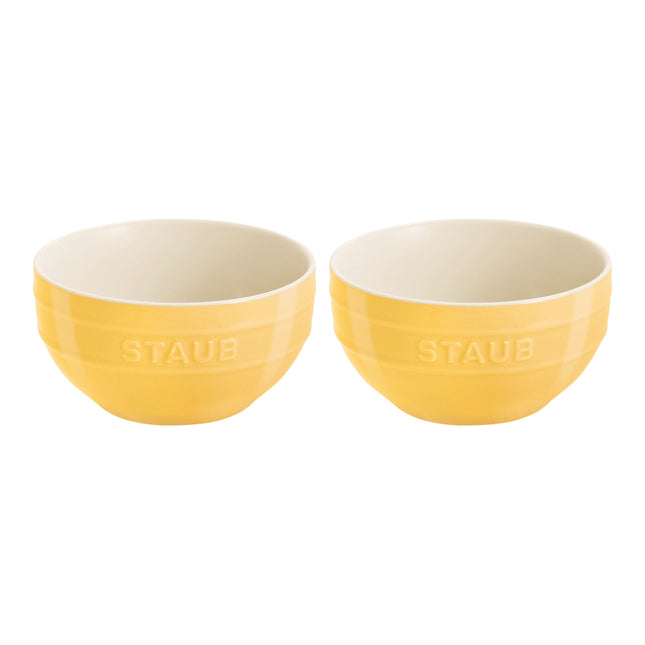 Staub Ceramique 17 cm / 2 Piece ceramic Bowl set, citron