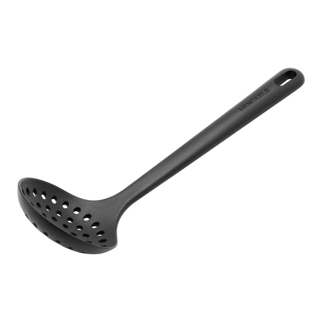 Henckels Silicone Onyx 31 cm silicone Skimming ladle, black
