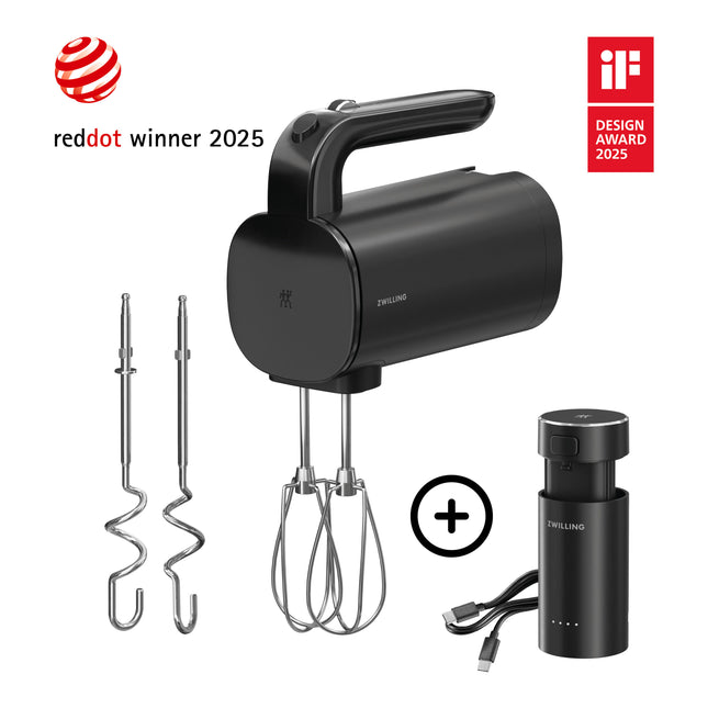 ZWILLING XTEND Cordless Hand Mixer Starter Set, Starter Set including battery