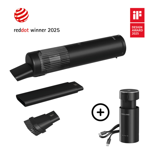 ZWILLING XTEND Cordless Vacuum Cleaner Starter Set, Starter Set including battery