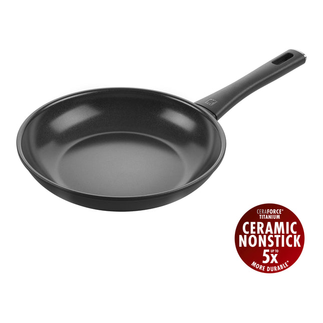 ZWILLING Madura Plus Frying pan, 24 cm / 9.5 inch, aluminum, Titanium-reinforced ceramic non-stick coating