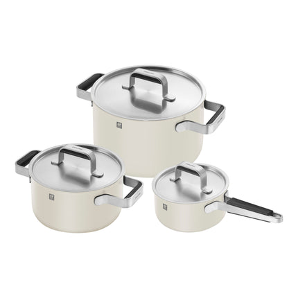 ZWILLING Pure Cookware set, 6 Piece, 18/10 Stainless Steel