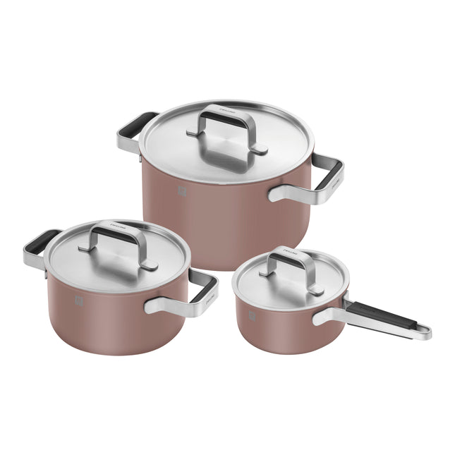 ZWILLING Pure Cookware set, 6 Piece, 18/10 Stainless Steel