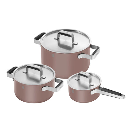 ZWILLING Pure Cookware set, 6 Piece, 18/10 Stainless Steel