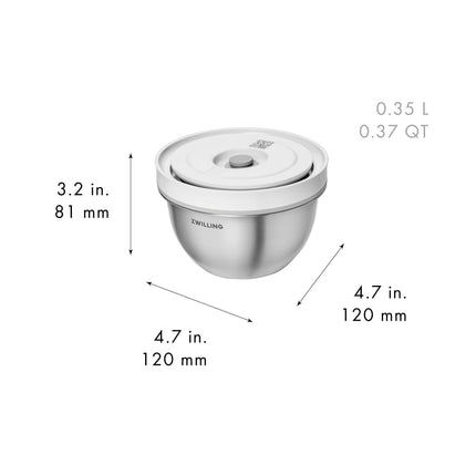 ZWILLING Fresh & Save BOWLS Vacuum bowl S / 12 cm, stainless steel, silver