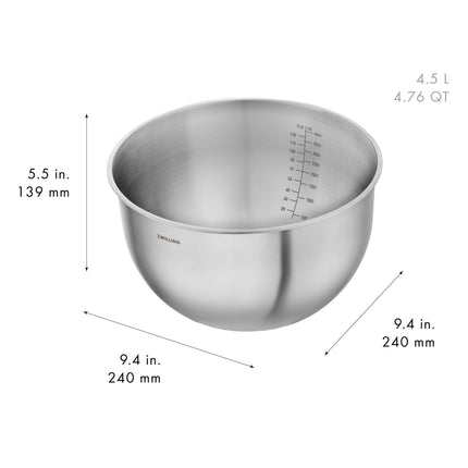 ZWILLING Fresh & Save BOWLS Bowl set S/M/L / 3 Piece, stainless steel, silver