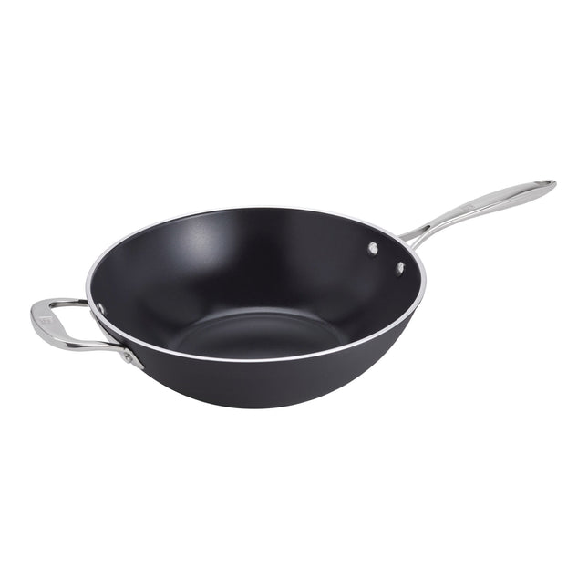 ZWILLING Forte Plus Wok, 30 cm / 12 inch, aluminum, Ceramic Titanium