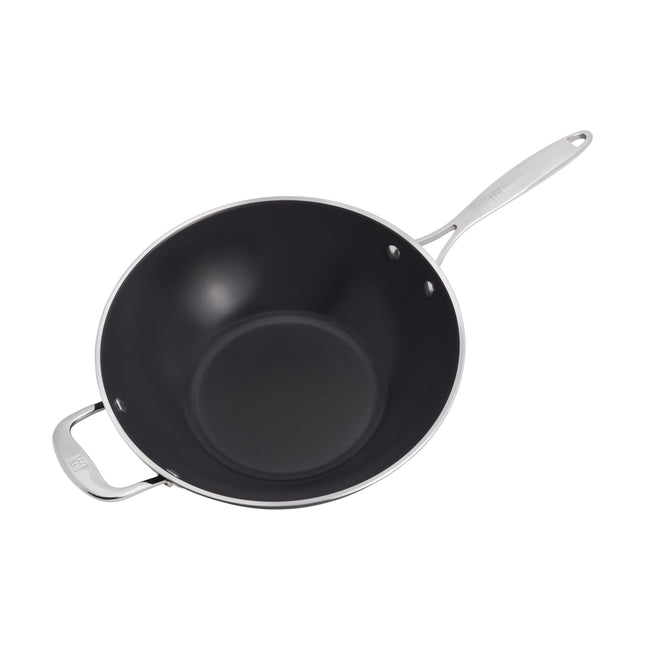 ZWILLING Forte Plus Wok, 30 cm / 12 inch, aluminum, Ceramic Titanium