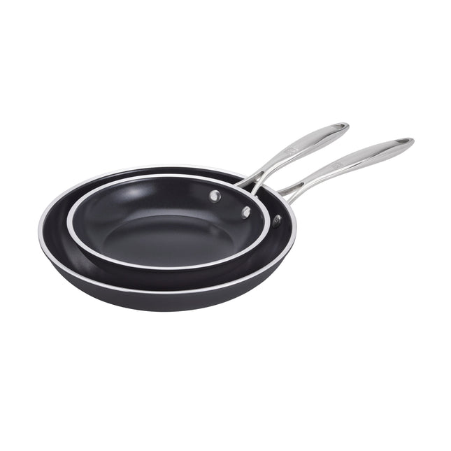 ZWILLING Forte Plus Fry pan set, 2 Piece, aluminum, Ceramic Titanium