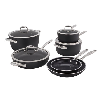 ZWILLING Forte Plus Cookware set, 10 Piece, aluminum, Ceramic Titanium