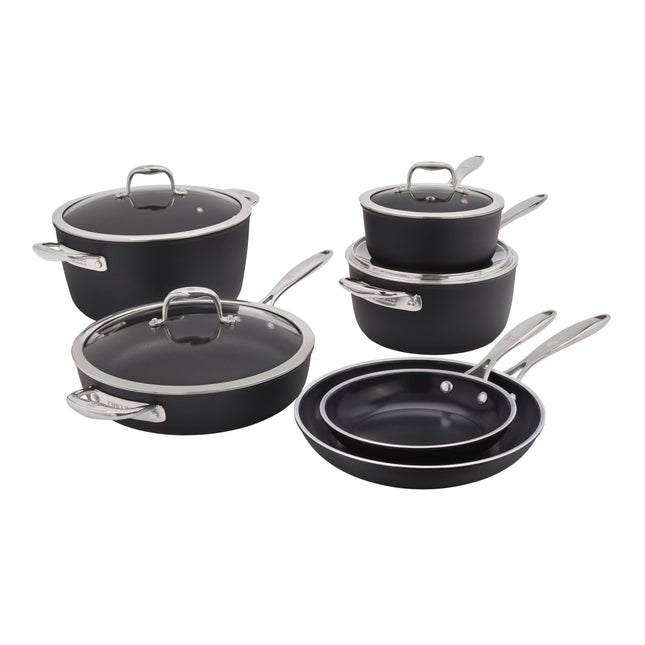 ZWILLING Forte Plus Cookware set, 10 Piece, aluminum, Ceramic Titanium