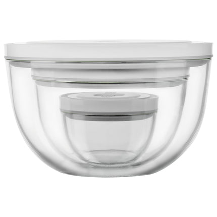 ZWILLING FRESH & SAVE VACUUM GLASS BOWLS EXPANDER SET S/M/L 6PC