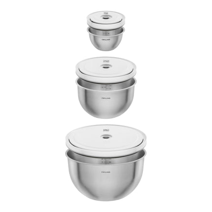 ZWILLING FRESH & SAVE STAINLESS STEEL BOWLS EXPANDER SET
