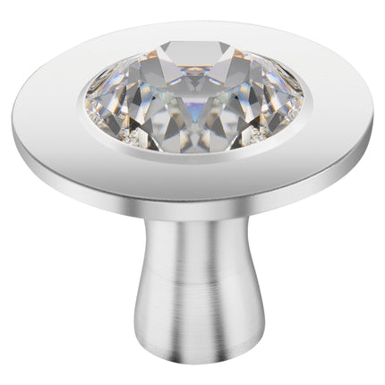 Staub Cast Iron - Accessories stainless steel round Knob Adorned With Crystal By Swarovski