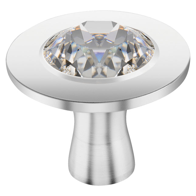 Staub Cast Iron - Accessories stainless steel round Knob Adorned With Crystal By Swarovski