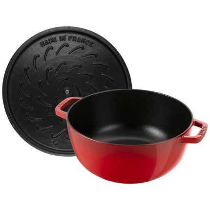 Staub La Cocotte 4.8 l cast iron round Essential French Oven with Snake Lid