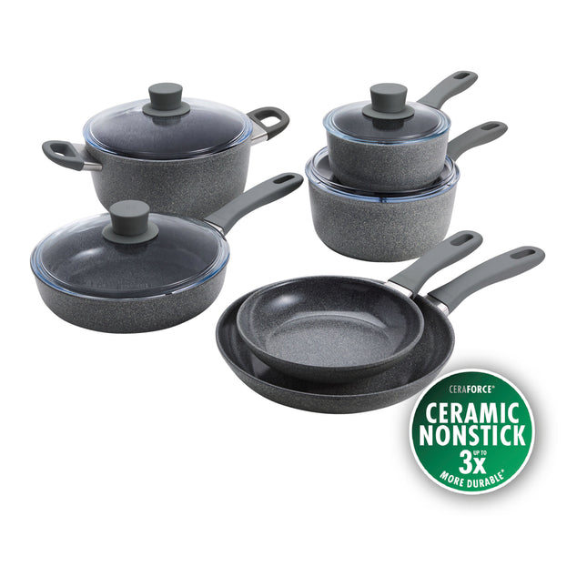 ZWILLING Parma Plus Ceramic 10 Piece aluminum Cookware set