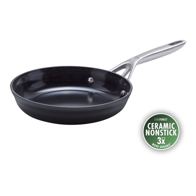 ZWILLING Motion Ceramic 20 cm Aluminum Frying Pan – Black