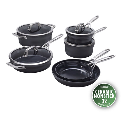 ZWILLING Motion Ceramic 10 Piece aluminum Cookware set