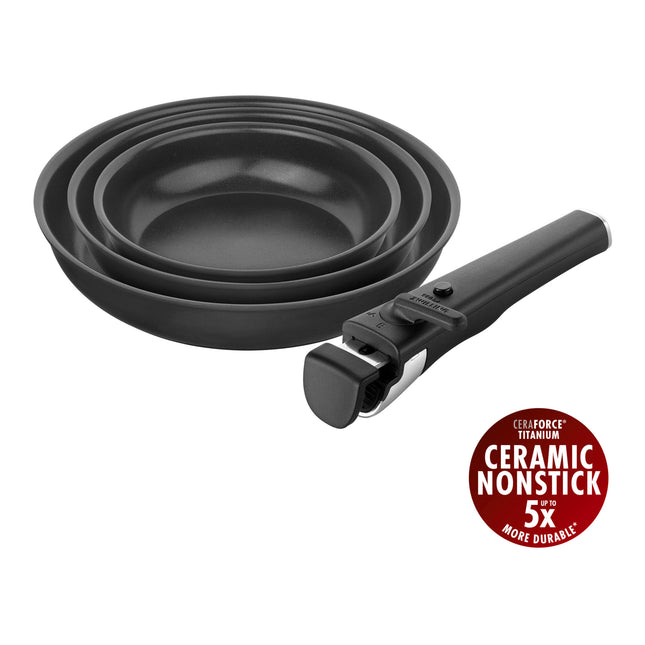 ZWILLING Unlock 4 Piece aluminum Fry pan set