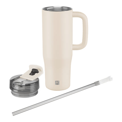 ZWILLING Thermo Plus Thermo Straw Tumbler, 900 ml, stainless steel