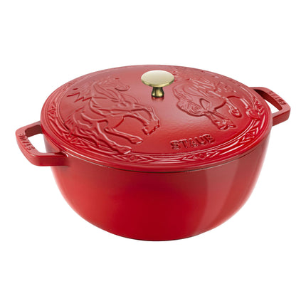 Staub La Cocotte 4.8 l cast iron round Year of the Horse French Oven