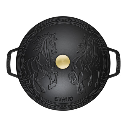 Staub La Cocotte 4.8 l cast iron round Year of the Horse French Oven