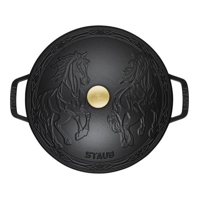Staub La Cocotte 4.8 l cast iron round Year of the Horse French Oven