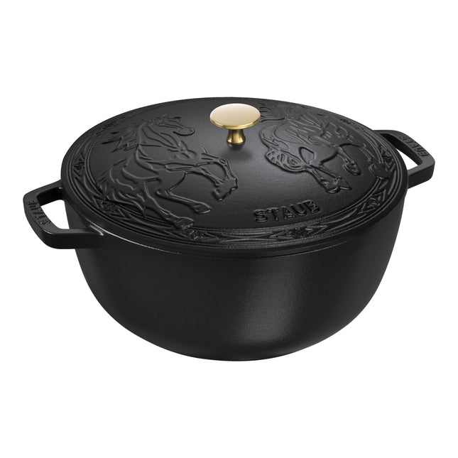 Staub La Cocotte 4.8 l cast iron round Year of the Horse French Oven
