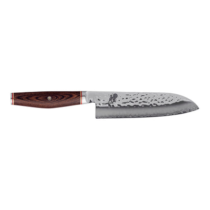 MIYABI ARTISAN 6000MCT 7-inch, Santoku, brown