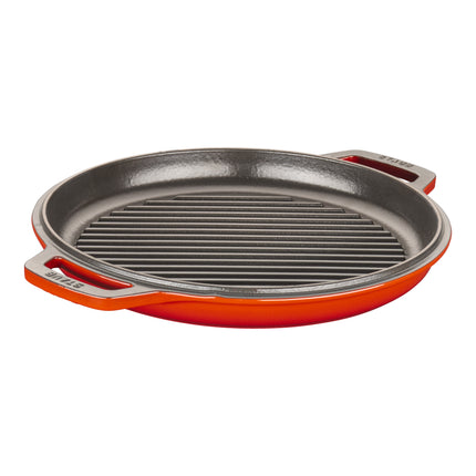 Staub Braisers 6 l cast iron round Braise + grill, cherry