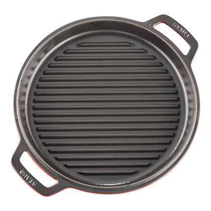 Staub Braisers 6 l cast iron round Braise + grill, cherry