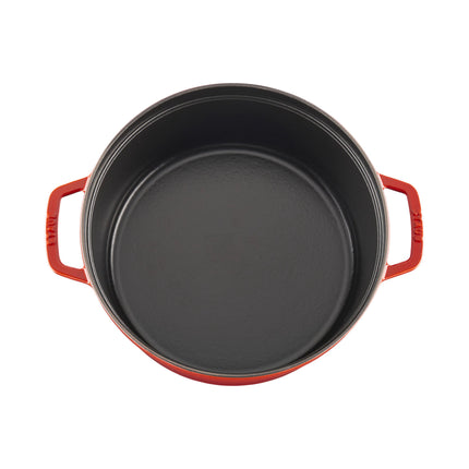 Staub Braisers 6 l cast iron round Braise + grill, cherry