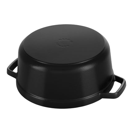 Staub La Cocotte 8.4 l cast iron round Cocotte, black - Visual Imperfections