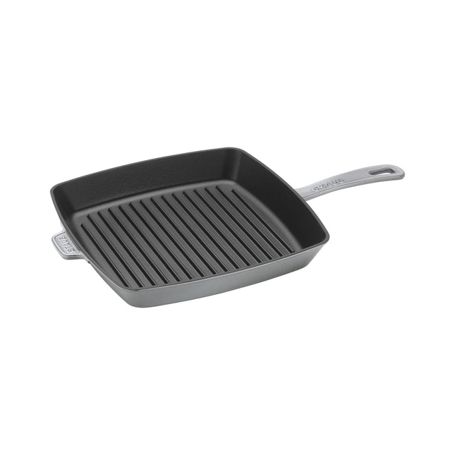 Staub Grill Pans 30 cm cast iron square American grill, graphite-grey - Visual Imperfections