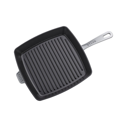 Staub Grill Pans 30 cm cast iron square American grill, graphite-grey - Visual Imperfections