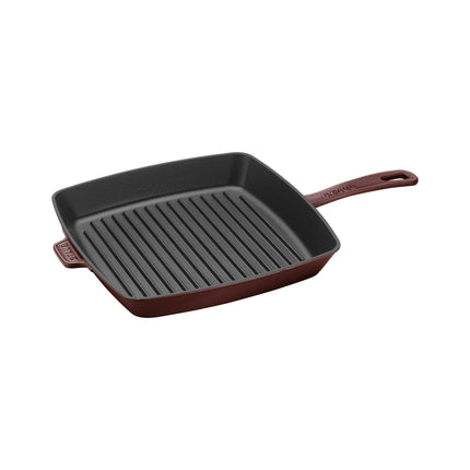 Staub Grill Pans 30 cm cast iron square American grill, grenadine-red - Visual Imperfections